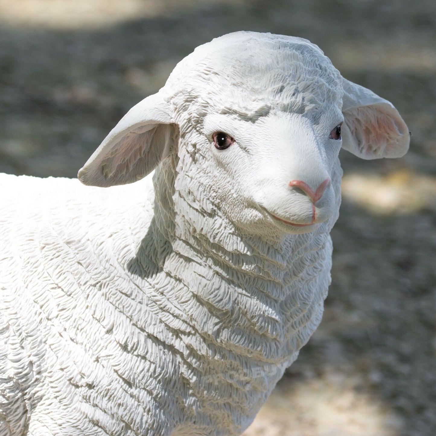 Large 34cm Resin Sheep Garden Ornament