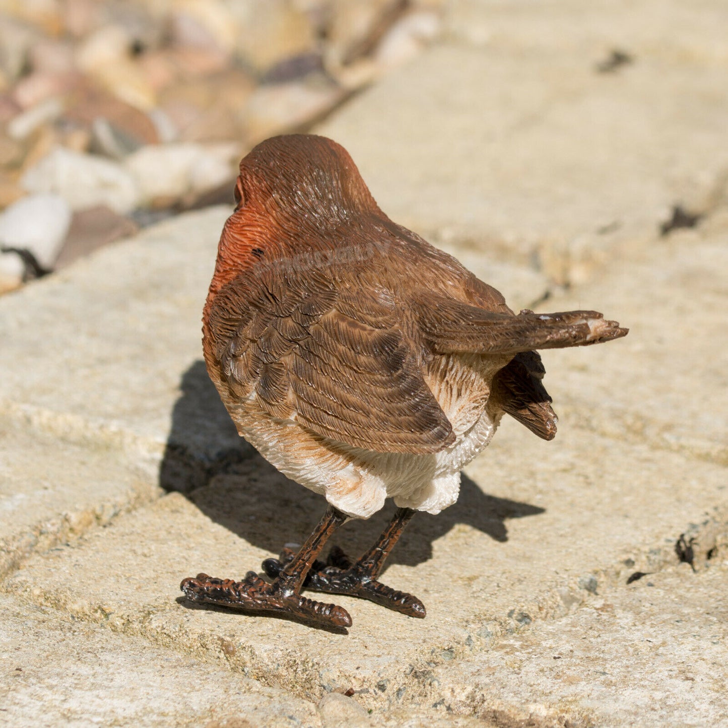 Small Red Robin Bird Garden Ornament