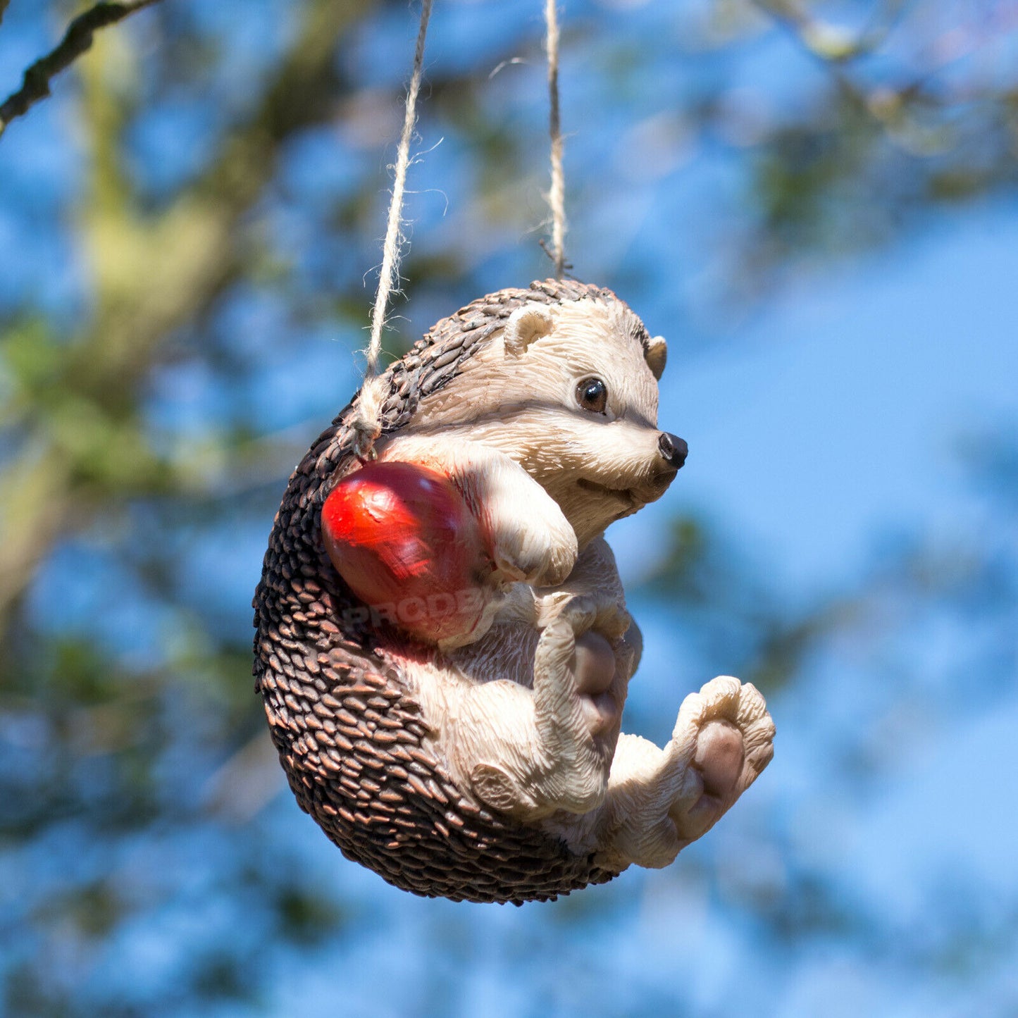 Hanging Hedgehog Garden Ornament