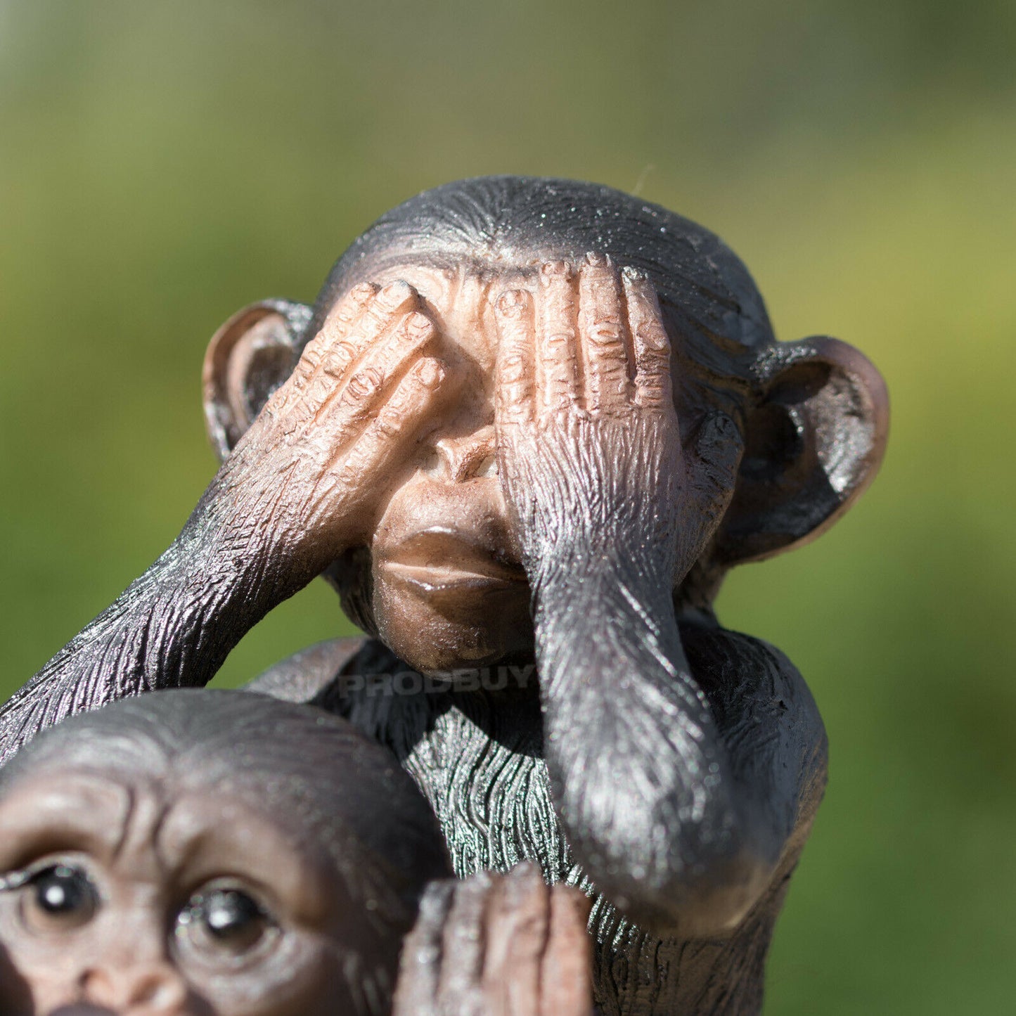 Three Wise Monkeys On Scooter Ornament