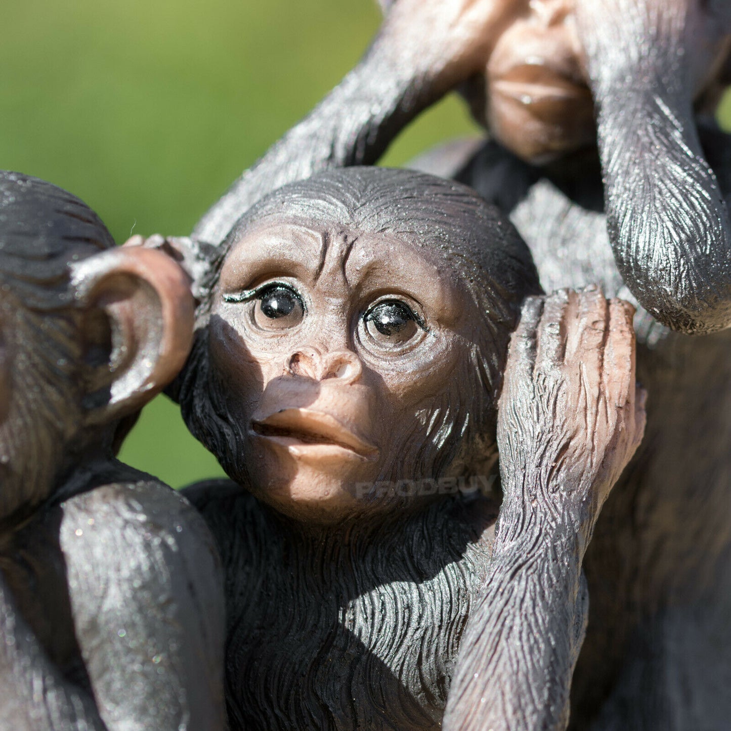 Three Wise Monkeys On Scooter Ornament