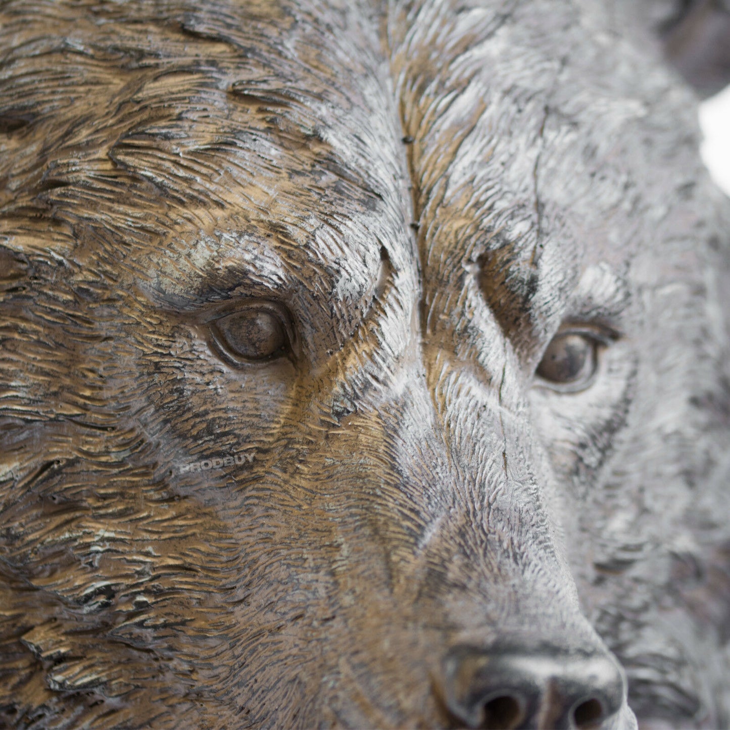 Wild Bear Head Wall Decoration Large Hanging Resin Ornament Statue