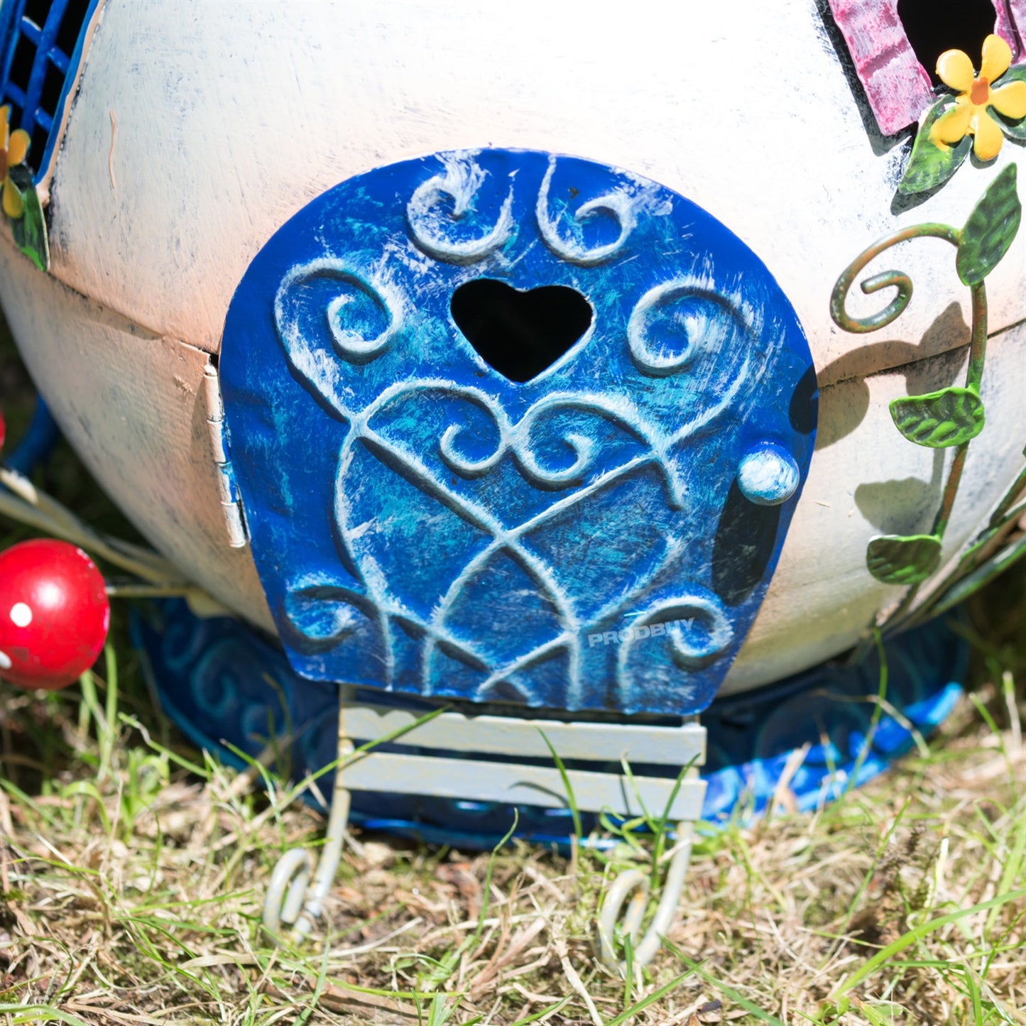 Magic Fairy Garden Teapot Metal Ornament