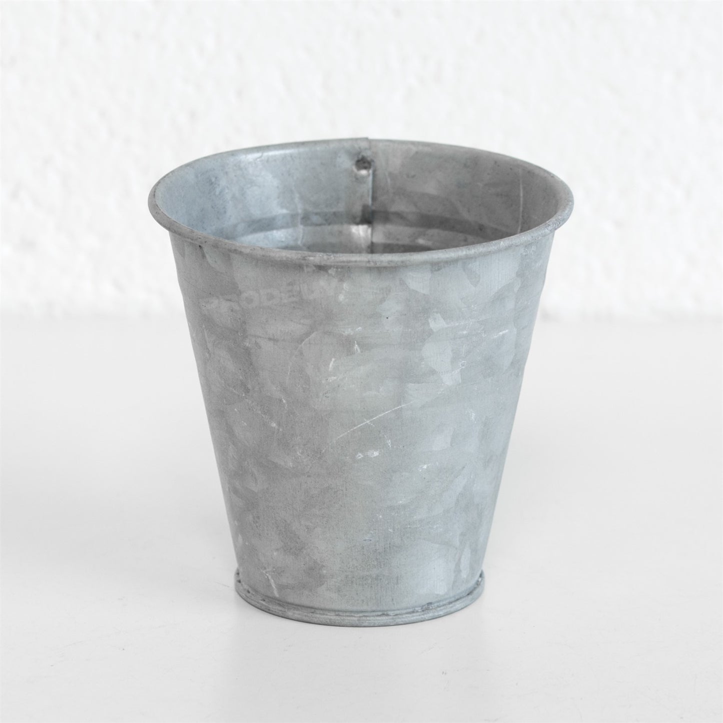 Pack of 4 Small Zinc Outdoor Garden Plant Pots