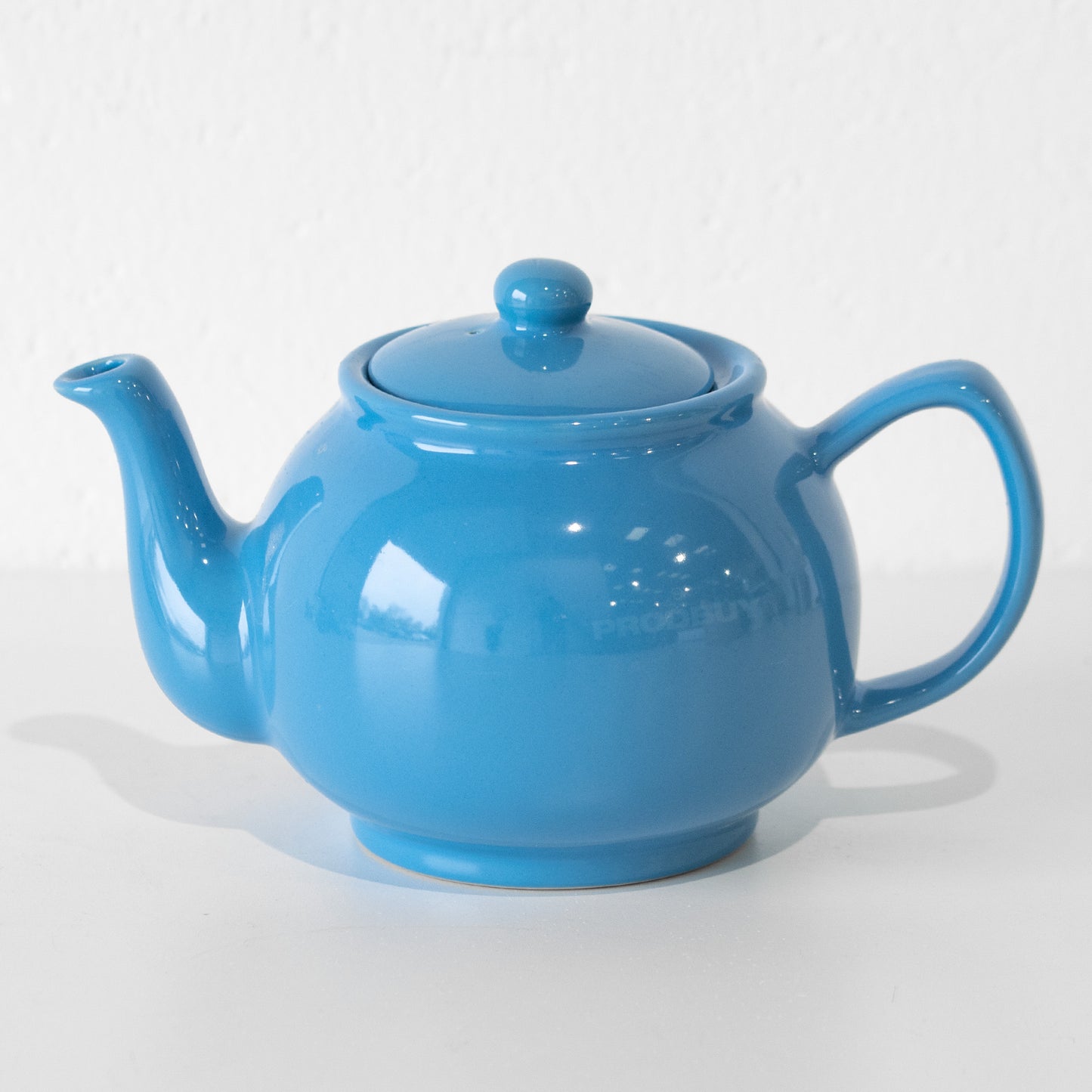 Blue 1 Litre Ceramic Cafe Teapot