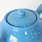Blue 1 Litre Ceramic Cafe Teapot