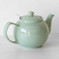 Pastel Green 1 Litre Ceramic Teapot & Infuser Basket