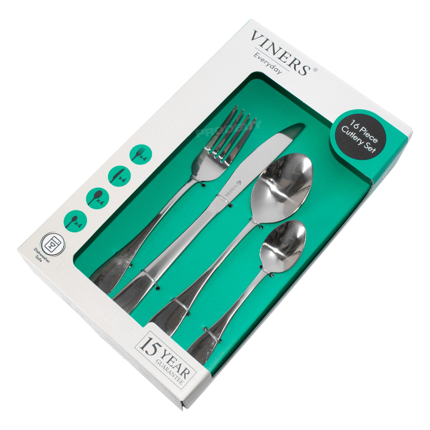 Viners 16 Piece Polished Stainless Steel Cutlery Set