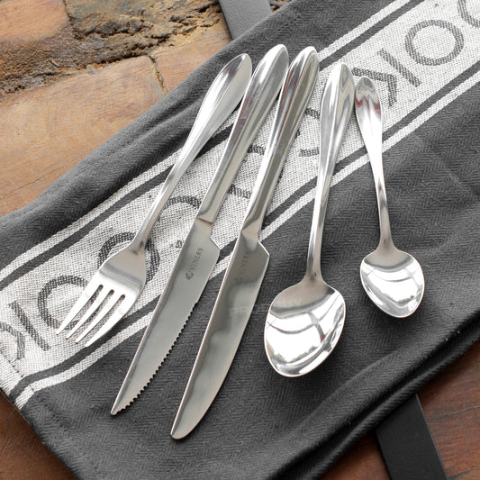 Viners 20 Piece Polished Cutlery Set with Steak Knives