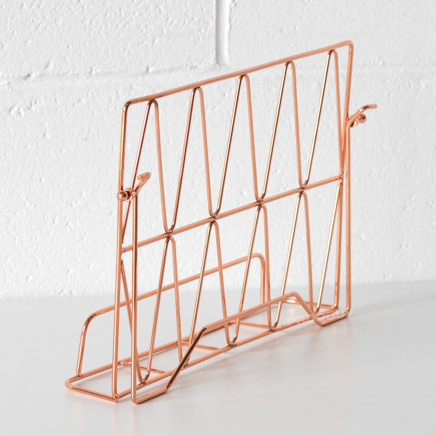 Copper Metal 32cm Kitchen Cookbook Stand