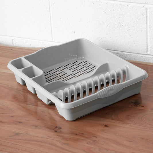 Large Silver Grey Dish Drainer Rack
