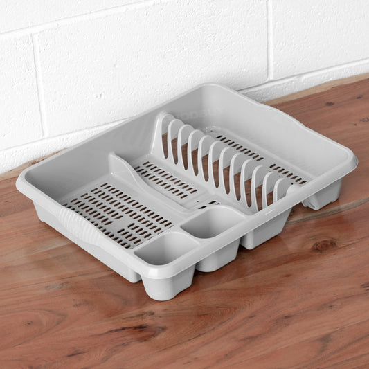 Large Silver Grey Dish Drainer Rack