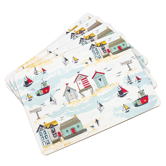 Pack of 4 Beside The Seaside Placemats