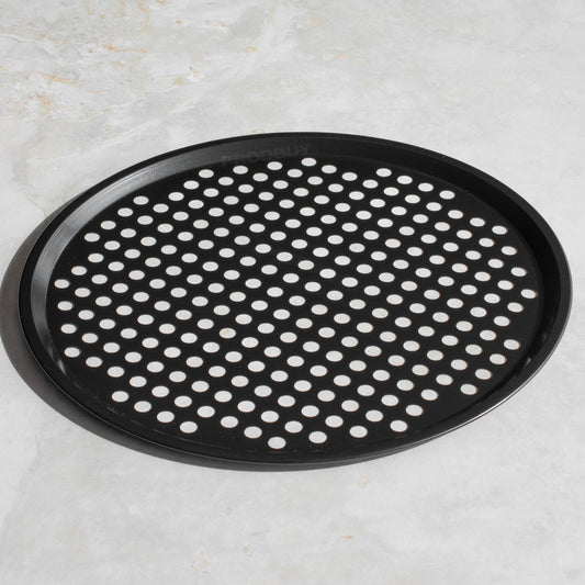 Set of 3 Large 34cm Round Pizza Oven Trays