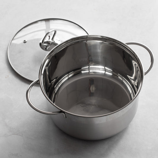 Stainless Steel Casserole Dish with Lid 3.4L