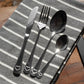 16 Piece Heart Pattern Stainless Steel Cutlery Set