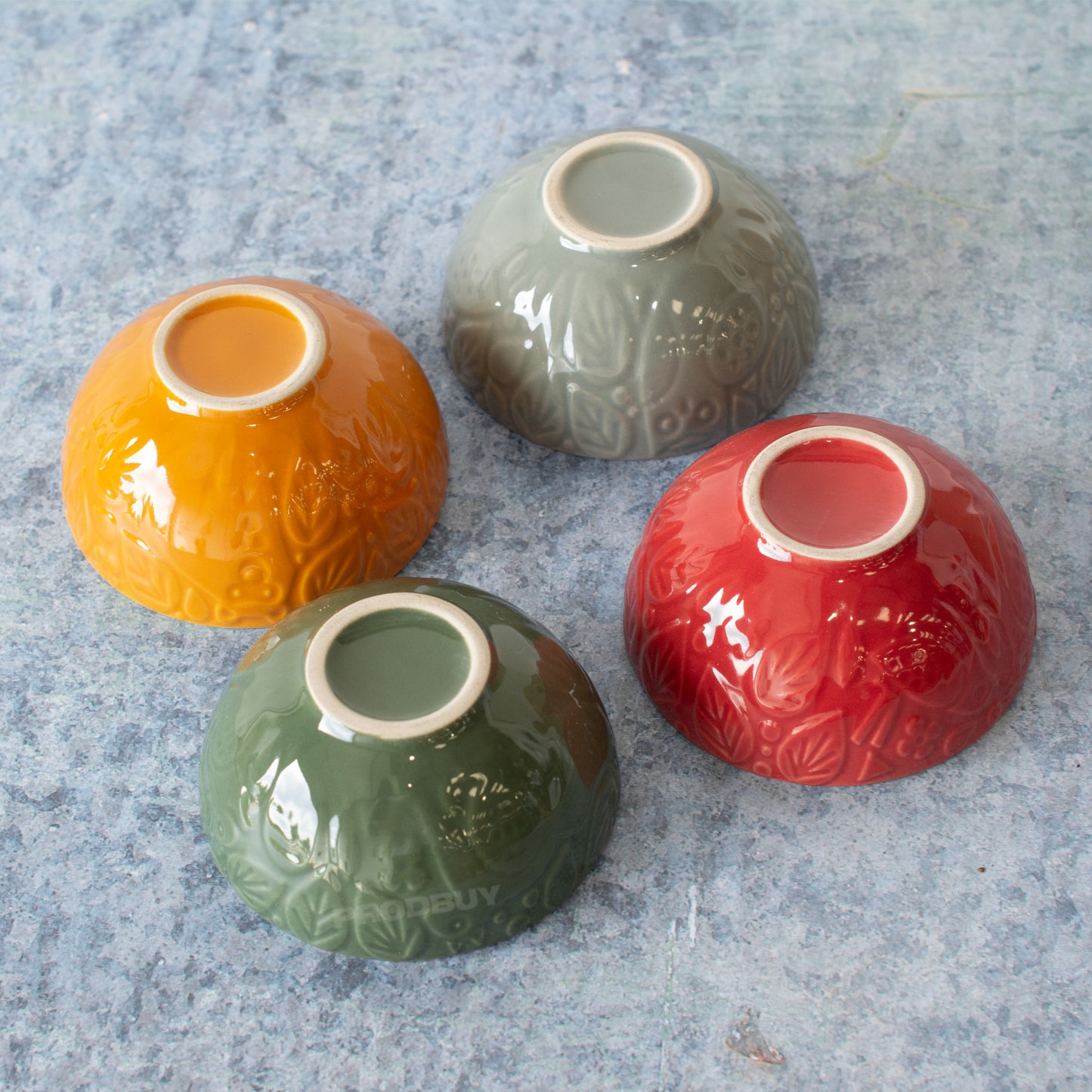 Set of 4 Small Colour 10cm Dipping Bowls