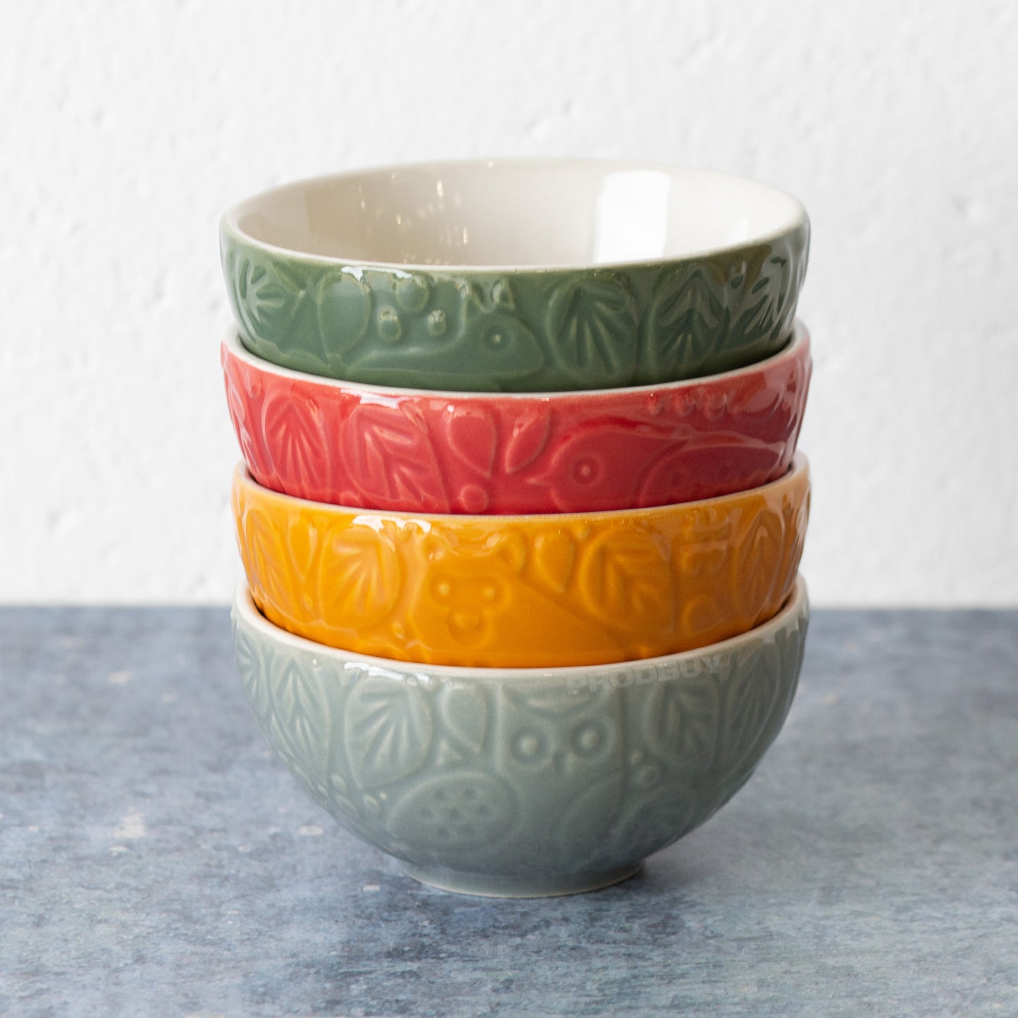 Set of 4 Small Colour 10cm Dipping Bowls