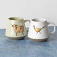 Set of 2 Country Animals Curved Coffee Mugs