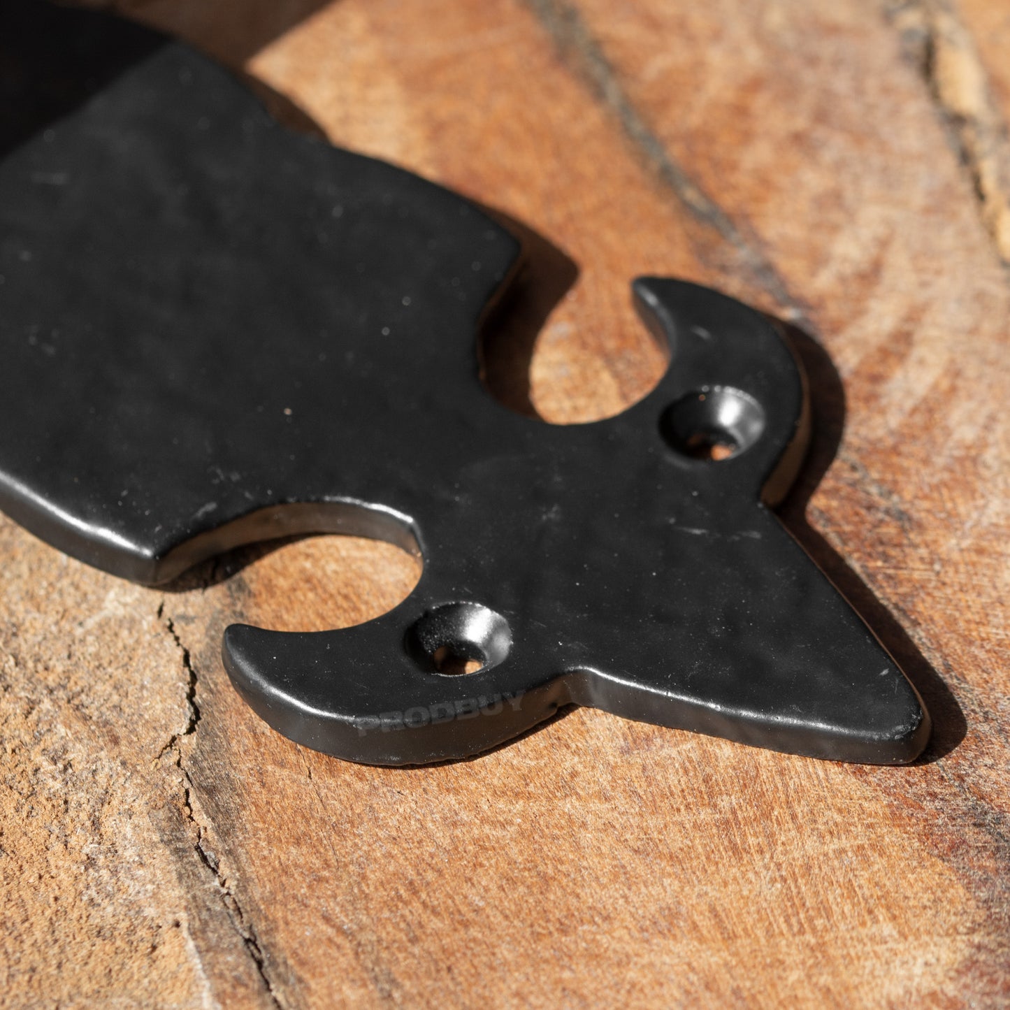 Pair of Black Cast Iron Lever Door Handles