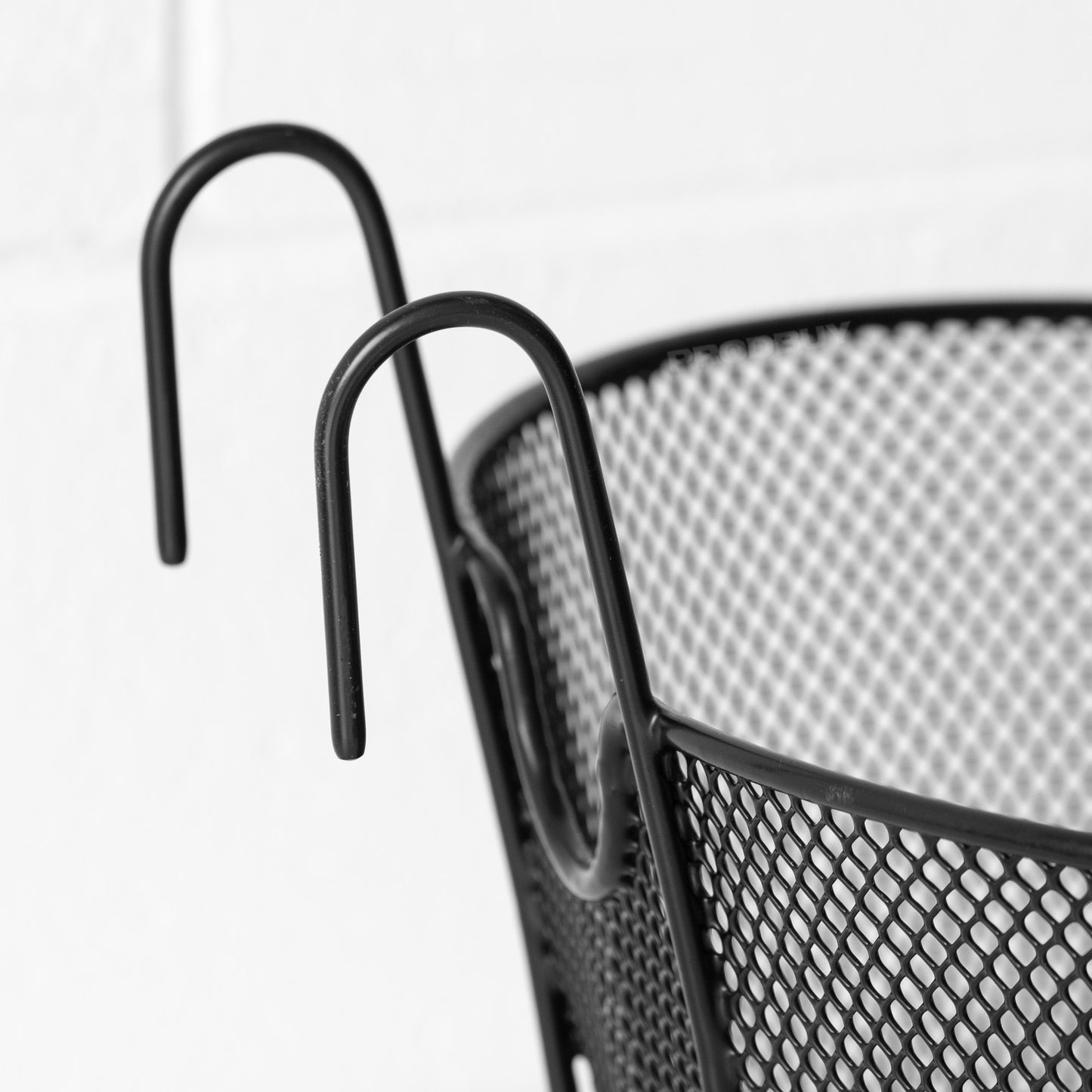 Black Metal Mesh Bicycle Basket