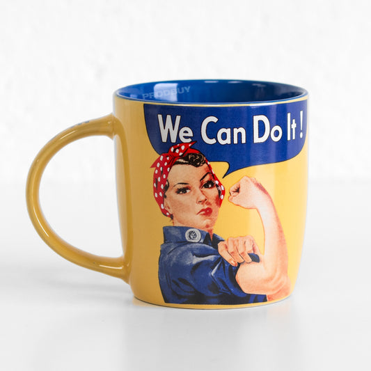 Retro 'We Can Do It!' Coffee Mug