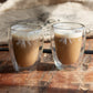 Set of 2 Double Walled Coffee Glasses 300ml