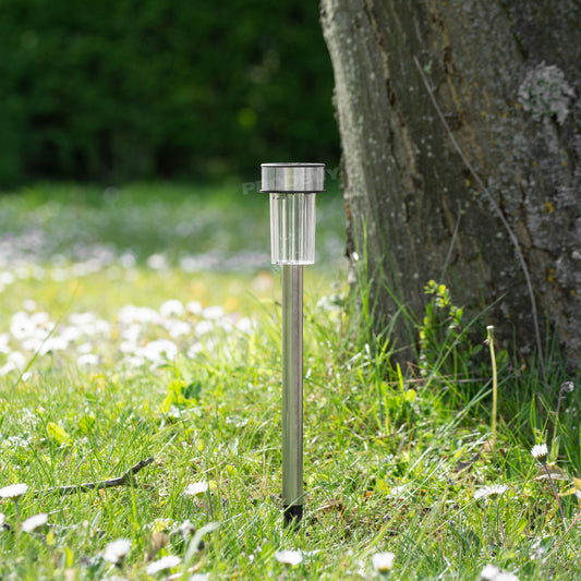 Short Garden Solar LED Post Lamp