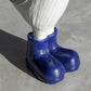 White 22cm Duck In Dark Blue Boots