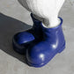 White 28cm Duck In Dark Blue Boots