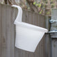 Set of 3 White Fence Hanging Garden Plant Pots