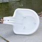 Set of 2 White Fence Hanging Garden Plant Pots