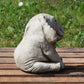 Heavy Stone Sitting Cute Elephant Ornament