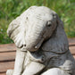 Heavy Stone Sitting Cute Elephant Ornament