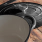 Black Cast Iron 29cm Oval Deep Casserole Dish with Lid