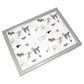 Grey & White Dogs Cushioned Lap Tray