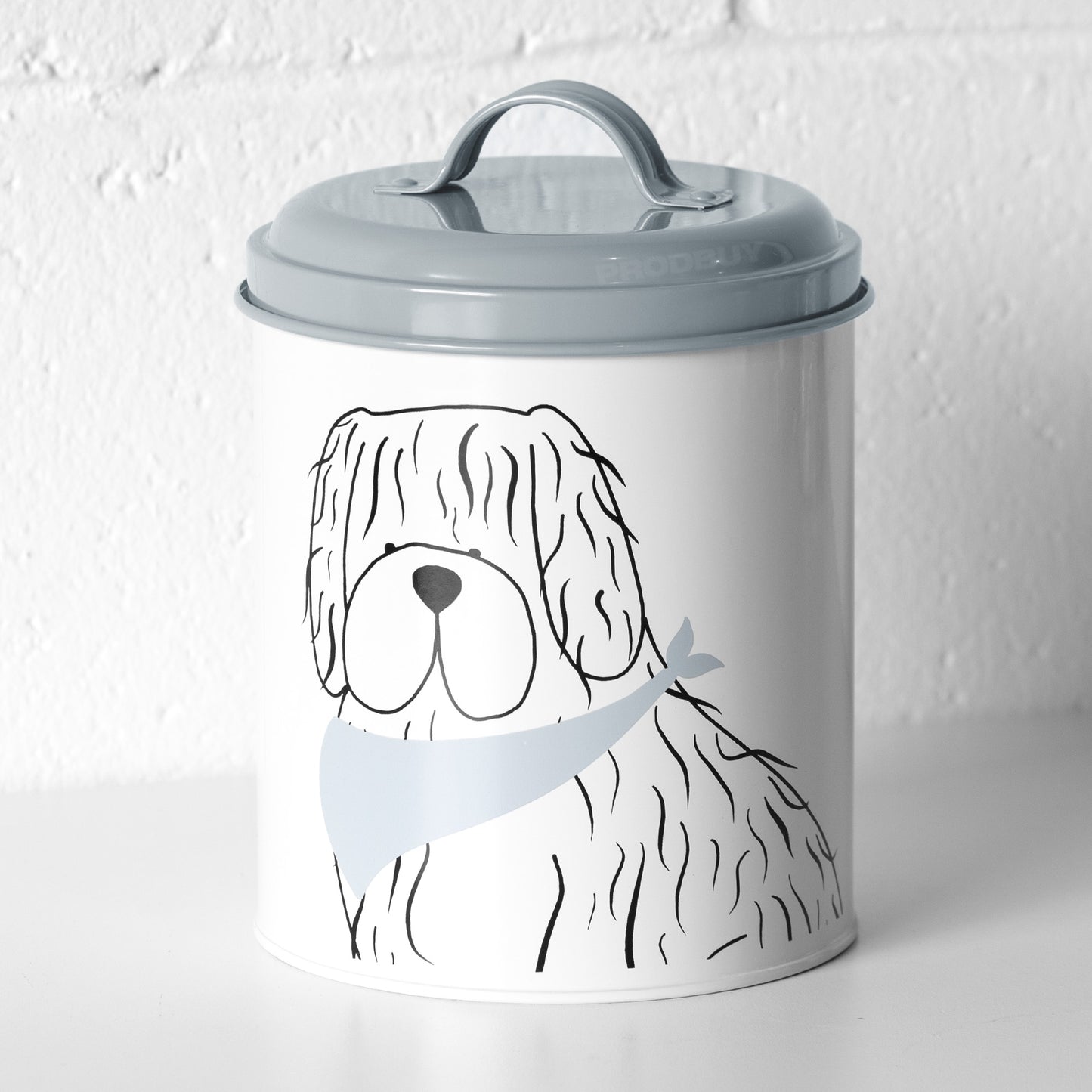 Playful Pets Dog Biscuit Treat Storage Tin