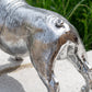 Silver Resin British Bulldog Ornament