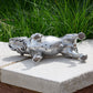 Silver Resin British Bulldog Ornament