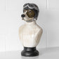 Large Racing Driver Dog Head Bust Sculpture