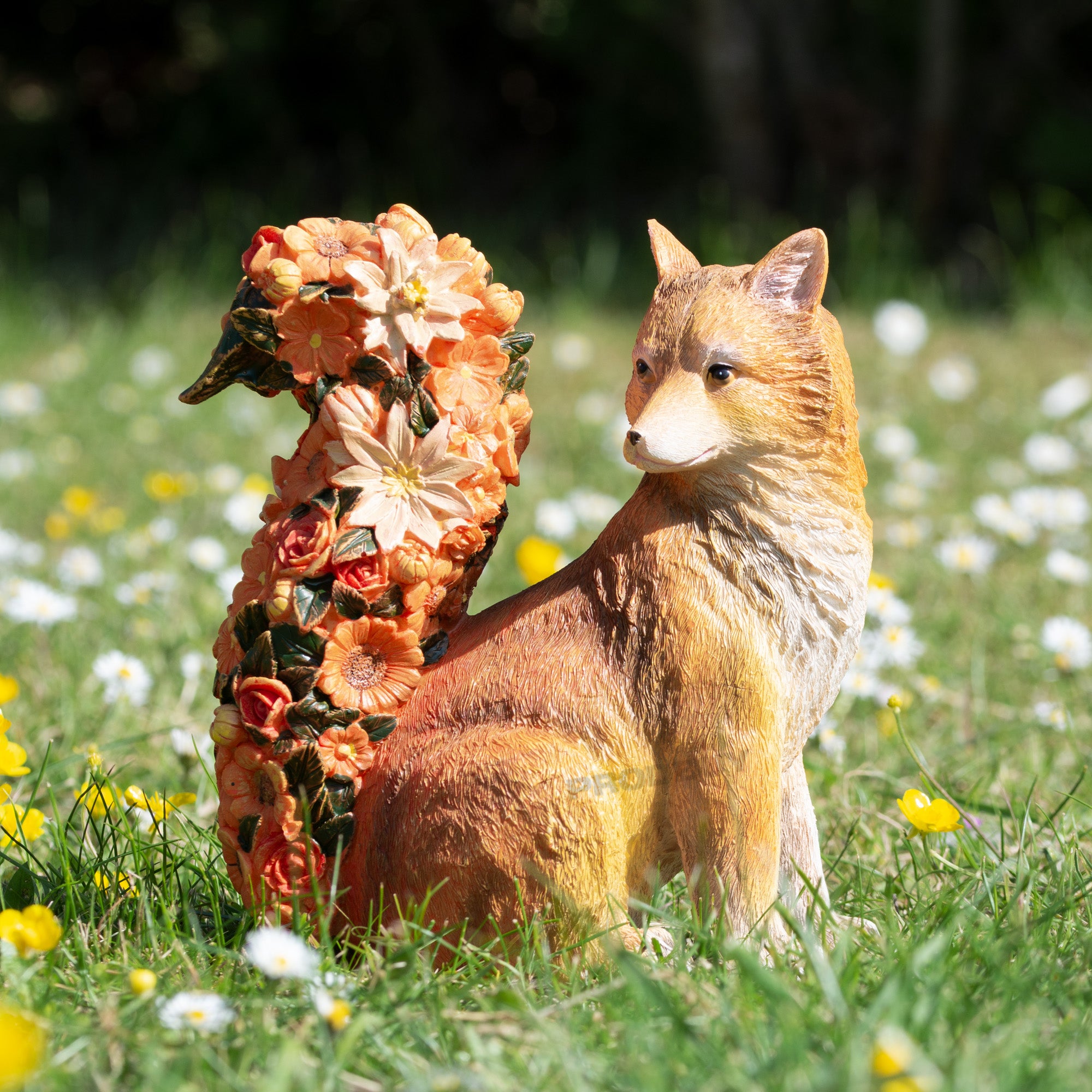 Fox garden clearance ornament