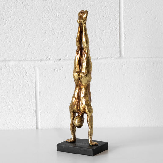 Gold Acrobat Gymnast Handstand Ornament
