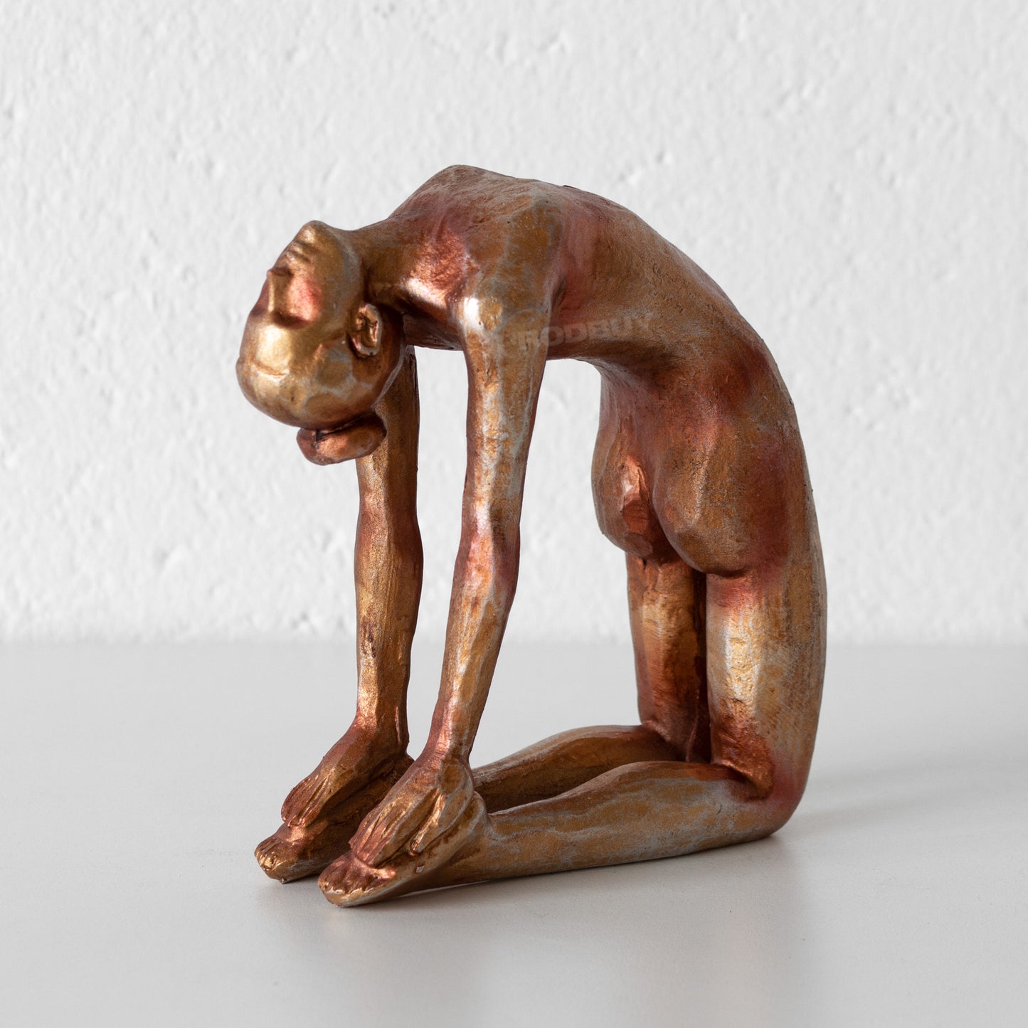 Small Yoga Woman Table Sculpture