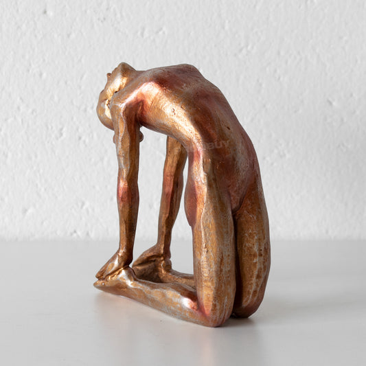 Small Yoga Woman Table Sculpture