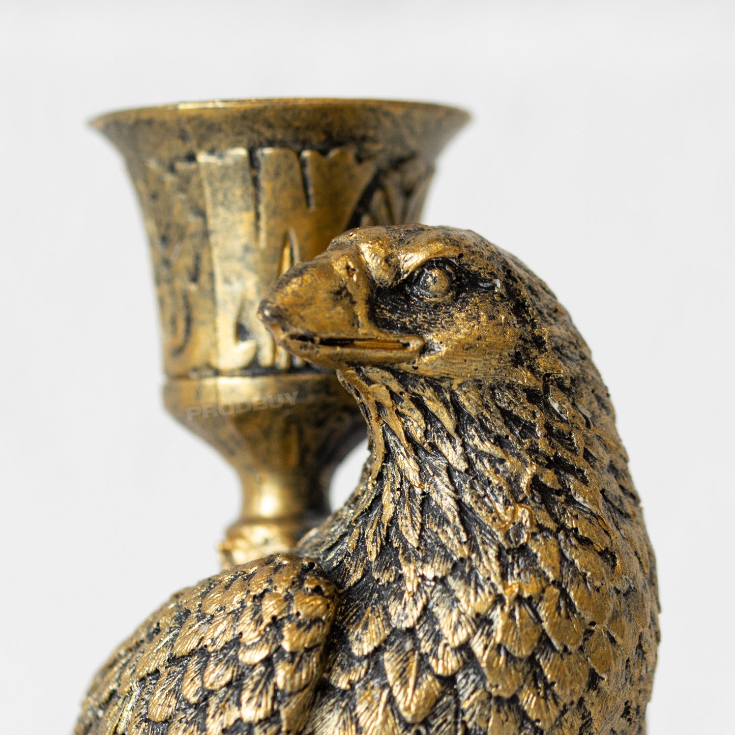 Small Eagle Resin Candlestick