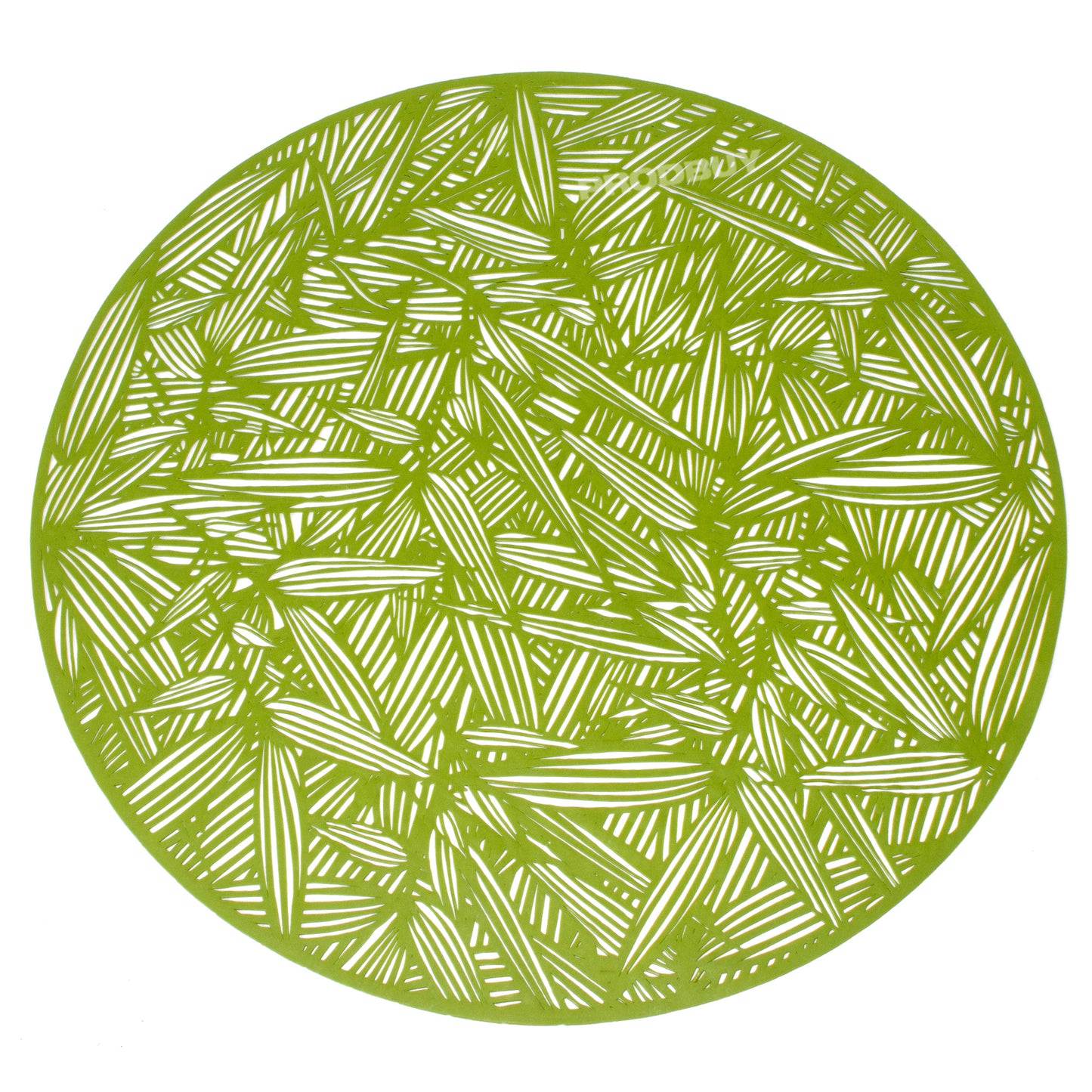 Pack of 4 Large Green Leaf Placemats
