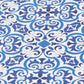 White & Blue Moroccan Tile Faux Leather Lap Tray