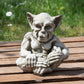 Heavy Stone Smiling Sprite Garden Statue 18cm