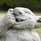Heavy Stone 34cm Nose Picking Troll Statue