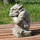 Heavy Stone Gargoyle with Sword Garden Statue 20kg